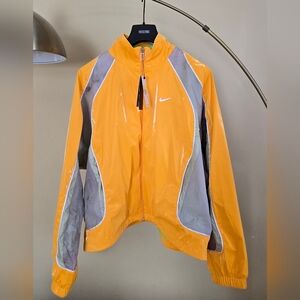 NWT NIKE Progect F.R.O.G. Track Orange-Yellow Zip-Up Jacket Size: S